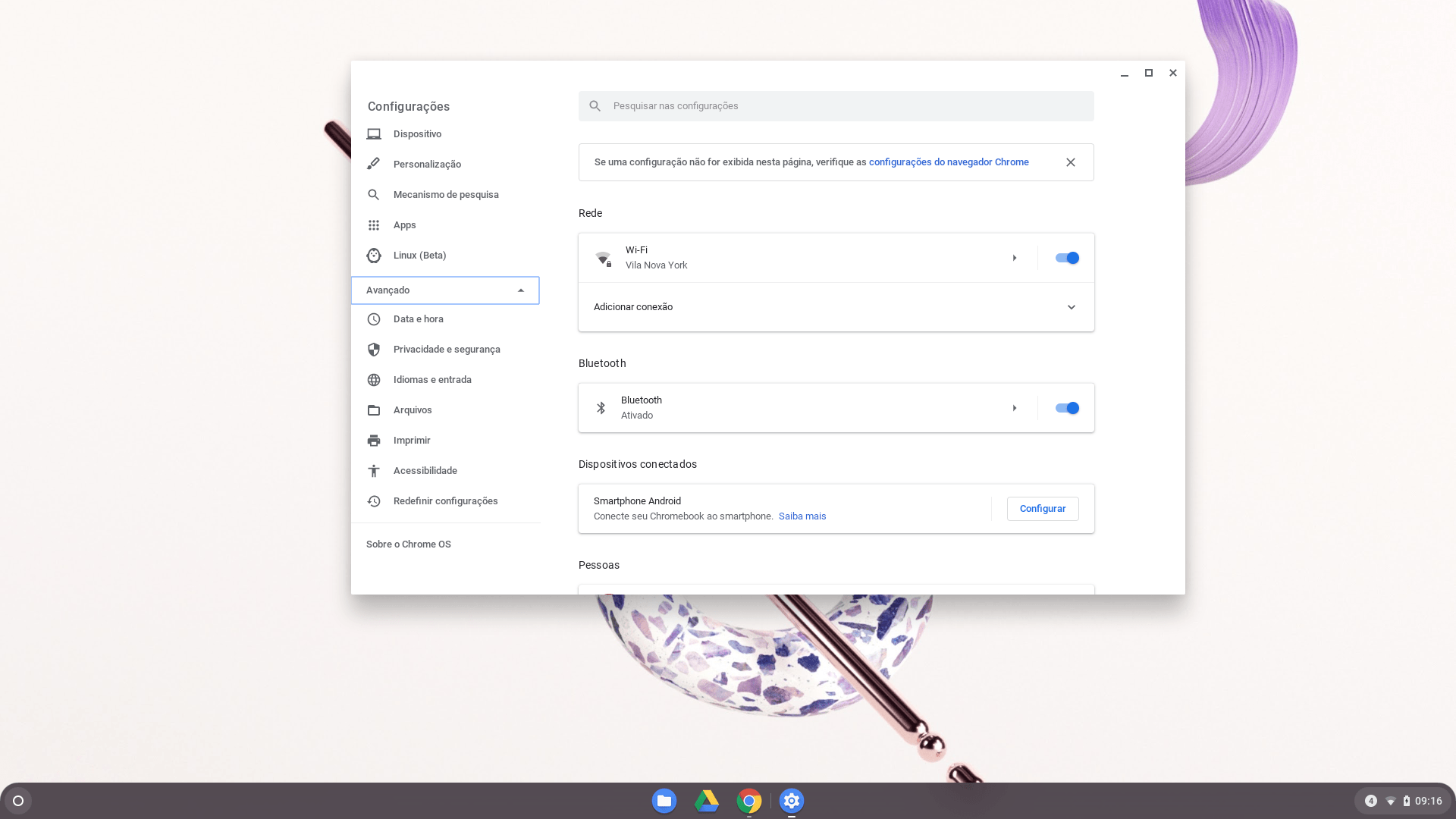 Procedimento para formatação do Chromebook - parte 1
