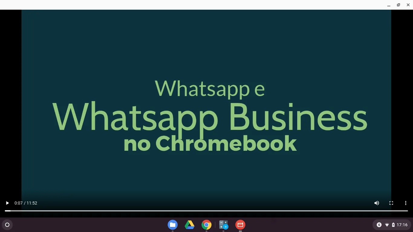 Whatsapp e Whatsapp Business no Chromebook