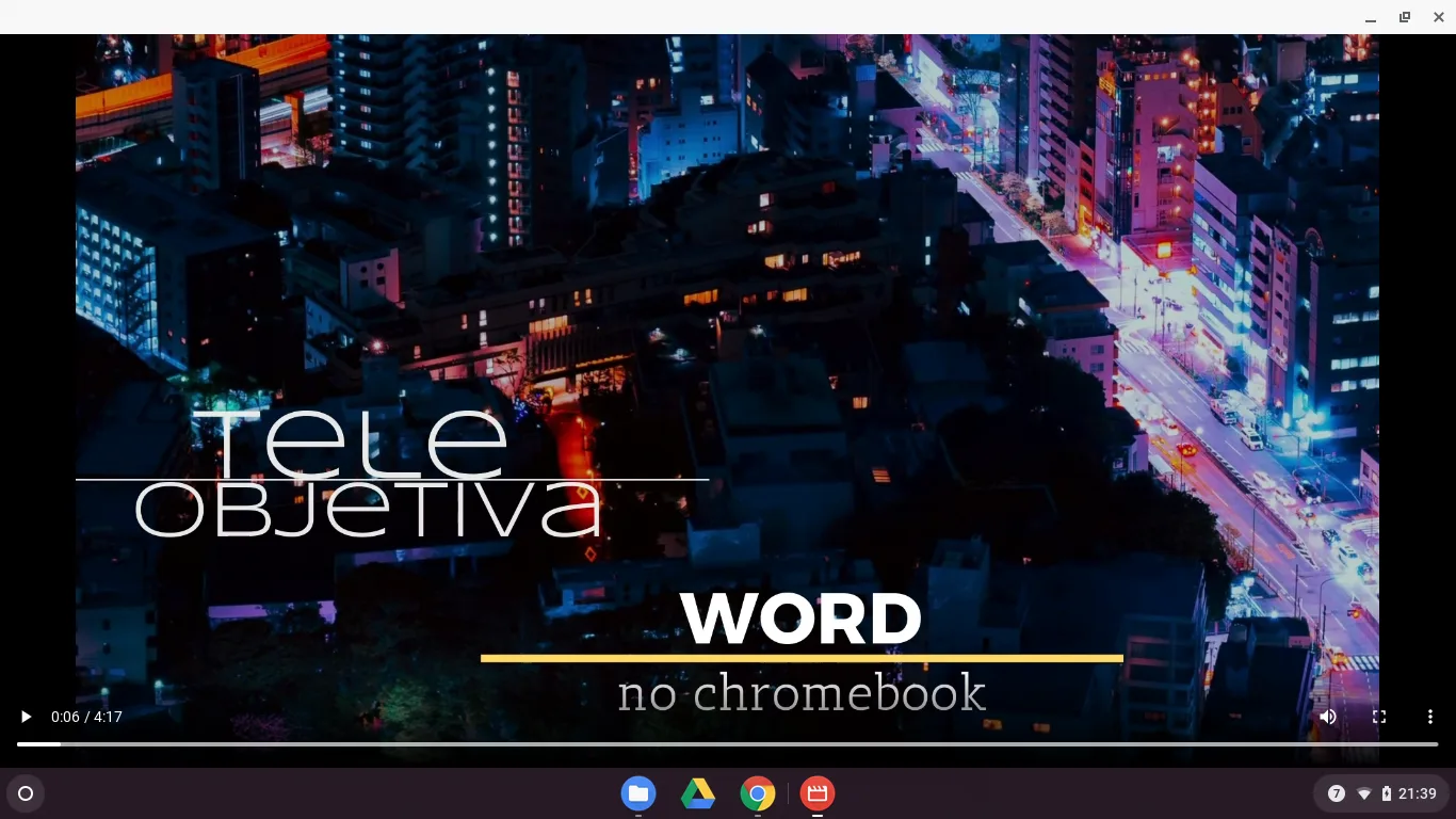 Microsoft Word no Chromebook