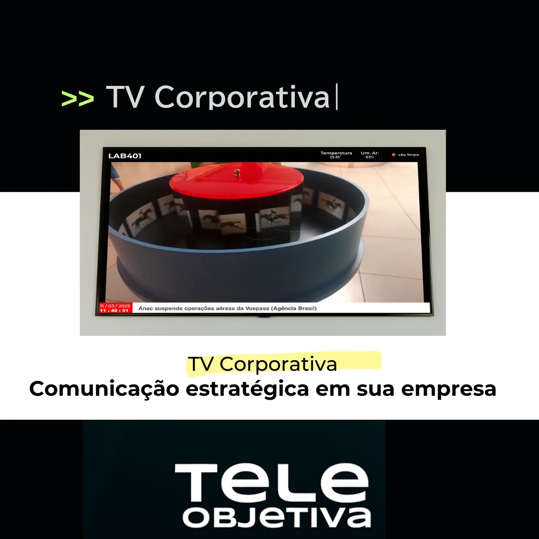 TV Corporativa comunicação estratégica em sua empresa